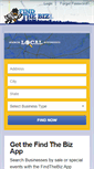 Mobile Screenshot of findthebiz.com